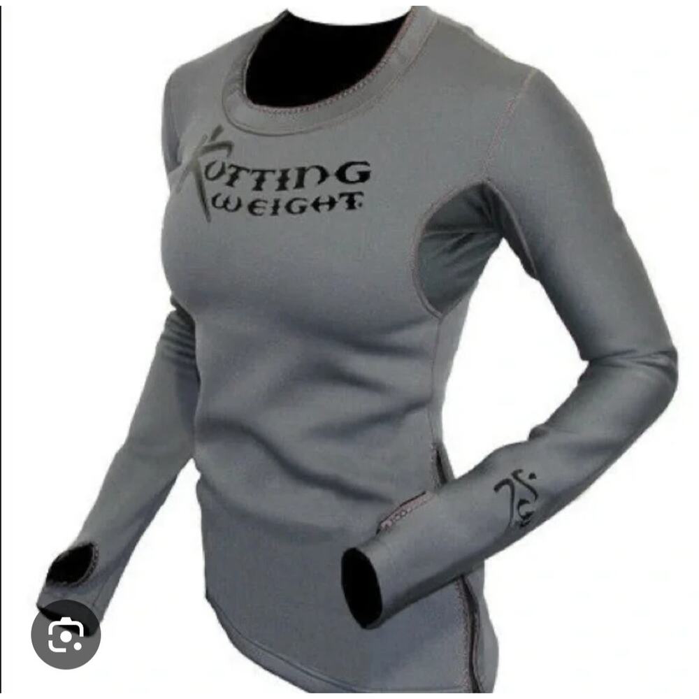 Kutting Weight Women's Grey Sauna Suit - Size Medium